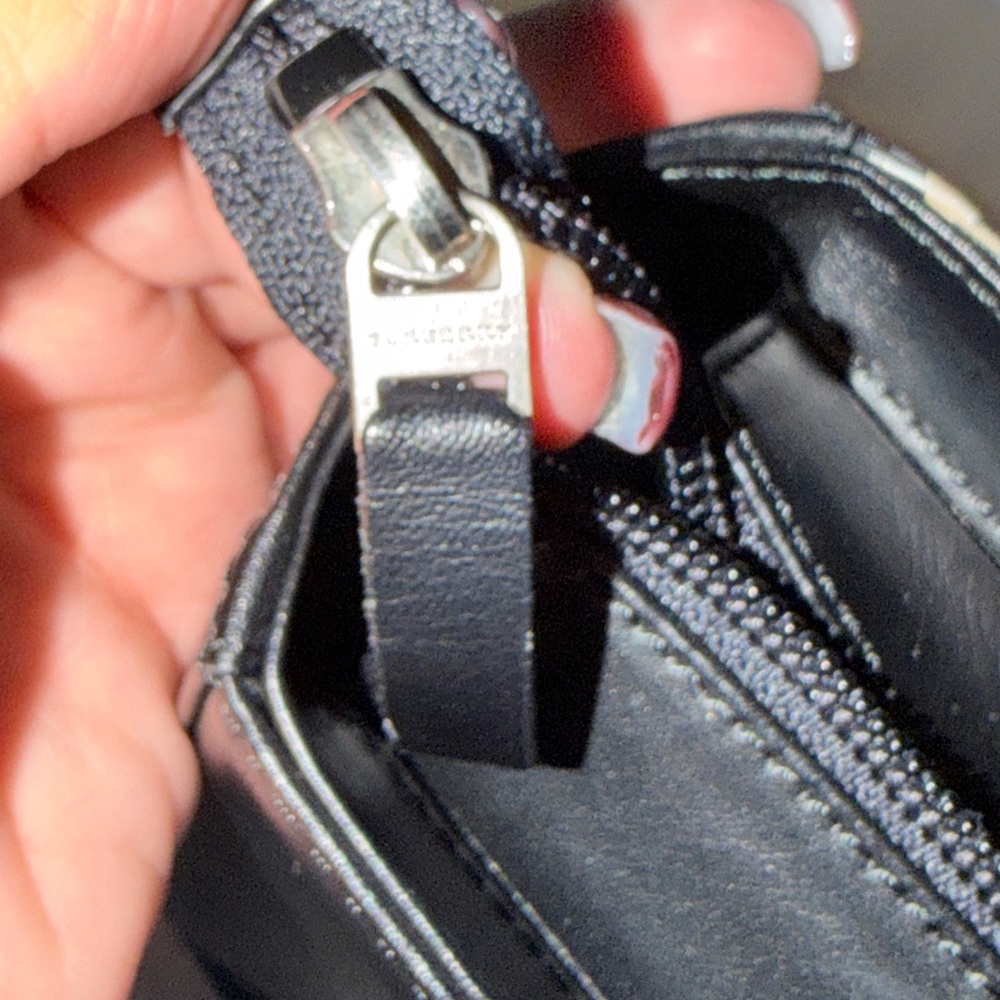 Authentic vintage BURBERRY Handbag leather black - Picture 7 of 12